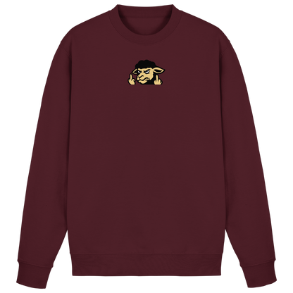 Schwarzes Schaf mit Mittelfinger – Für alle, die nicht dazugehören wollen - Basic Sweatshirt