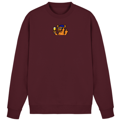 Lama mit Mittelfinger – Der ultimative Stoppschild für Laberer - Basic Sweatshirt