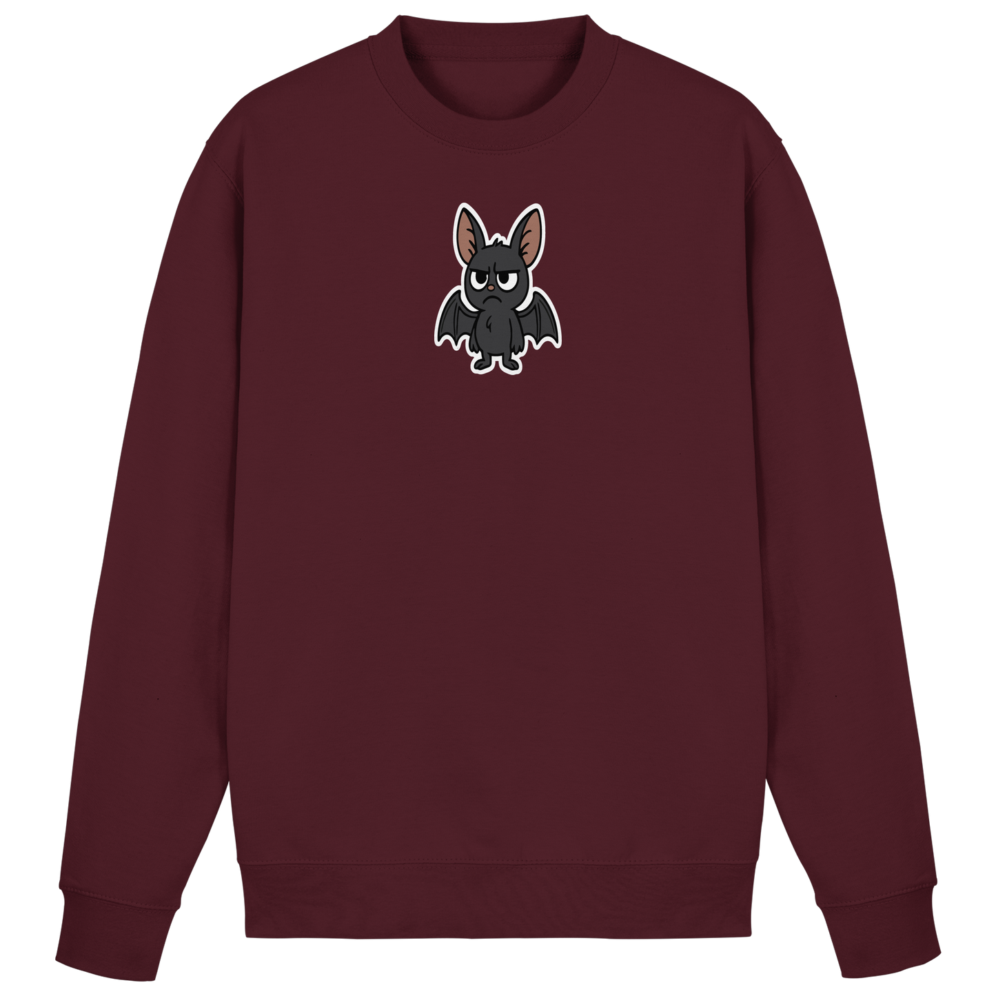 Fledermaus mit Augenrollen – Sozial, aber selektiv - Basic Sweatshirt