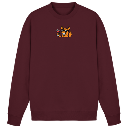 Lama mit Mittelfinger – Partymodus mit Attitüde - Basic Sweatshirt