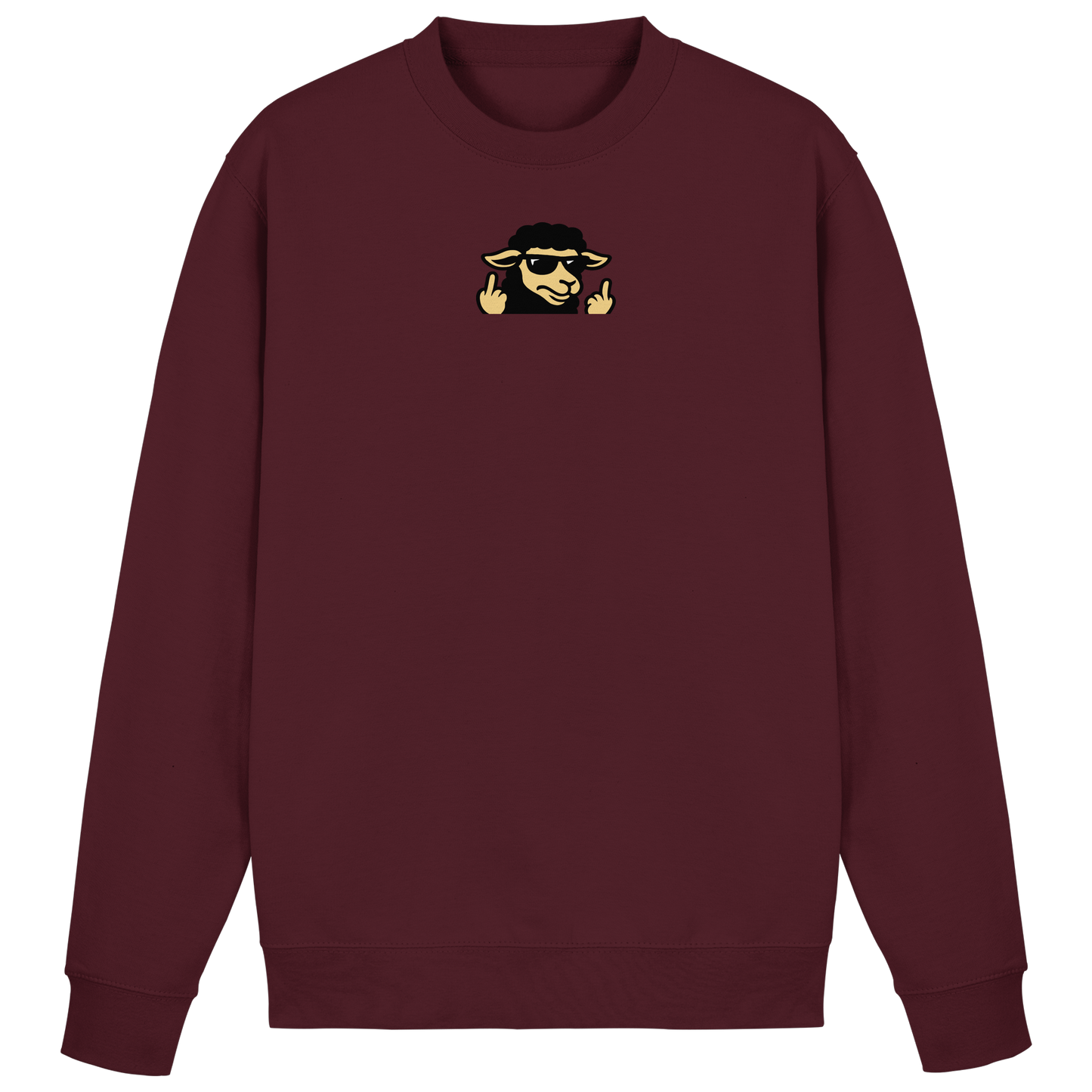 Schwarzes Schaf mit Mittelfinger – Schluss mit Nettigkeit - Basic Sweatshirt