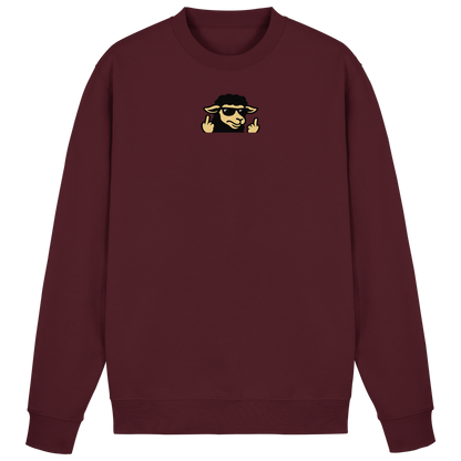 Schwarzes Schaf mit Mittelfinger – Schluss mit Nettigkeit - Basic Sweatshirt