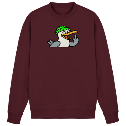 Möwe mit Mittelfinger – Wenn Höflichkeit keine Option mehr ist - Basic Sweatshirt