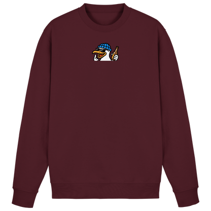 Möwe mit Mittelfinger – Dein nachtaktives Party-Orakel - Basic Sweatshirt