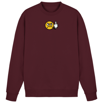 Smiley mit Mittelfinger – Dein stilles „Nope“ mit Gesicht - Basic Sweatshirt