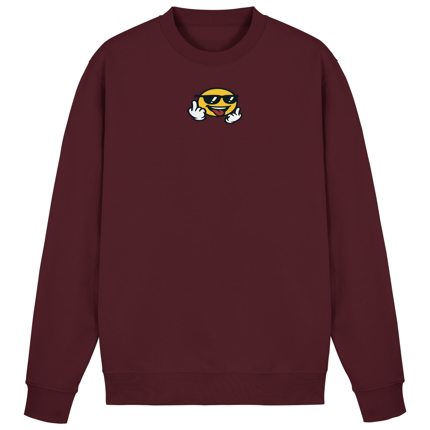 Smiley mit Mittelfinger – Der freundlichste Mittelfinger der Welt - Basic Sweatshirt