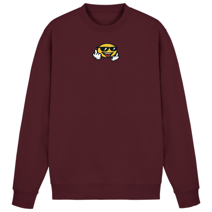 Smiley mit Mittelfinger – Der freundlichste Mittelfinger der Welt - Basic Sweatshirt