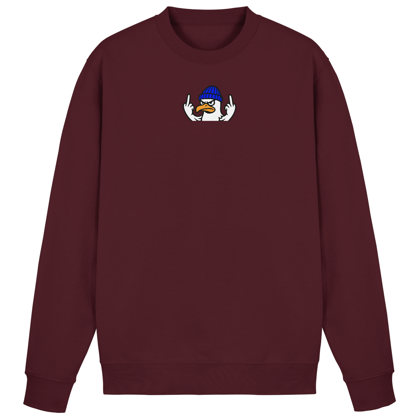 Möwe mit Mittelfinger – Vogel zeigen, Stil behalten - Basic Sweatshirt