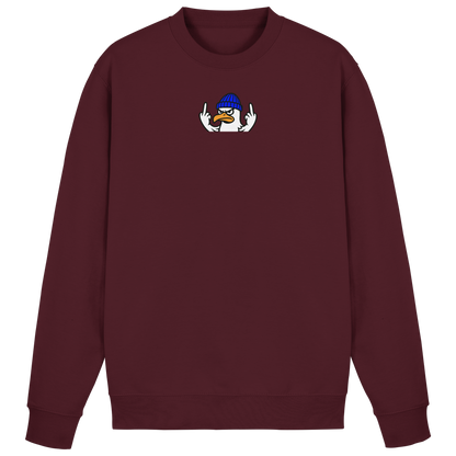 Möwe mit Mittelfinger – Vogel zeigen, Stil behalten - Basic Sweatshirt