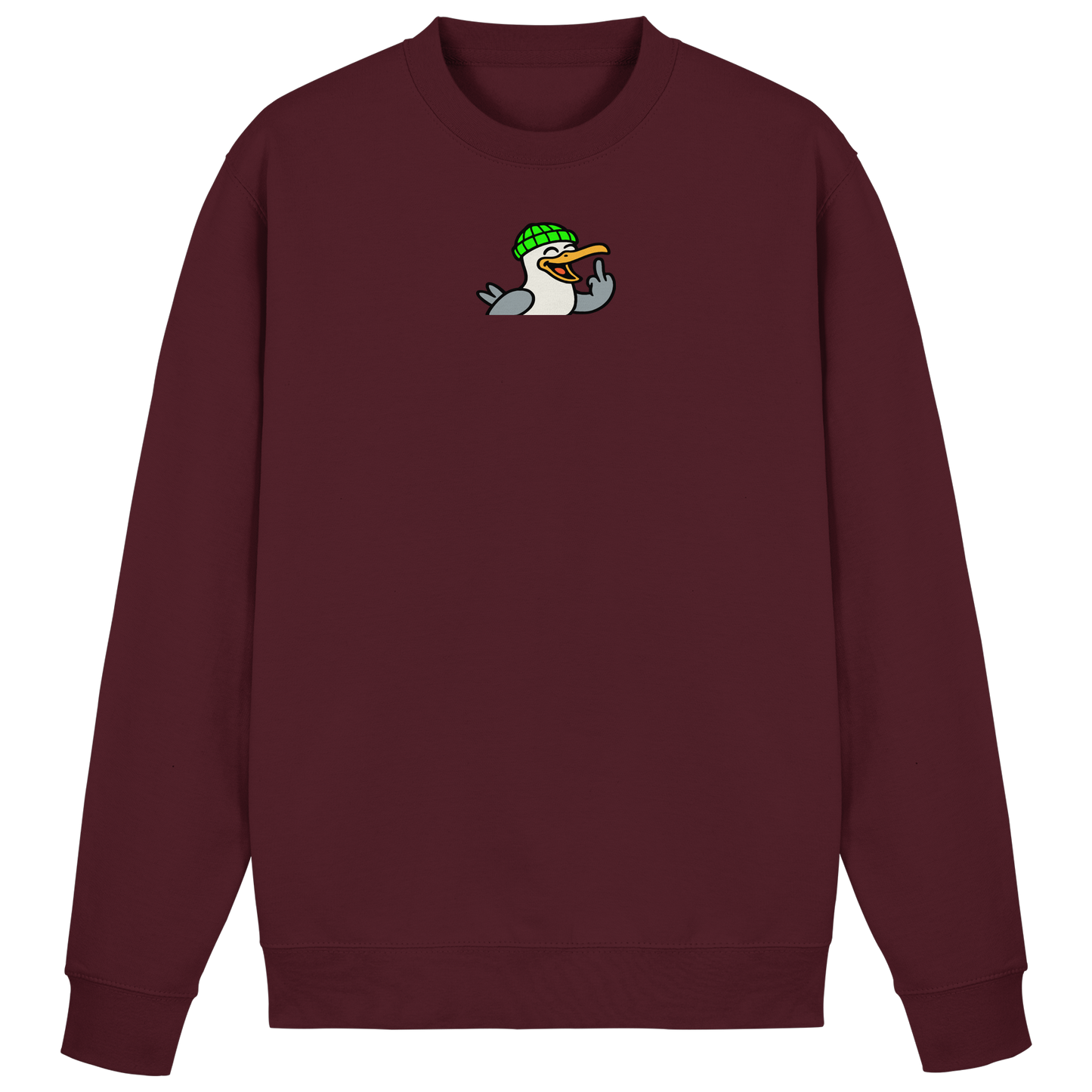 Möwe mit Mittelfinger – Wenn Höflichkeit keine Option mehr ist - Basic Sweatshirt