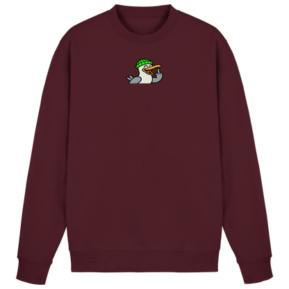Möwe mit Mittelfinger – Wenn Höflichkeit keine Option mehr ist - Basic Sweatshirt