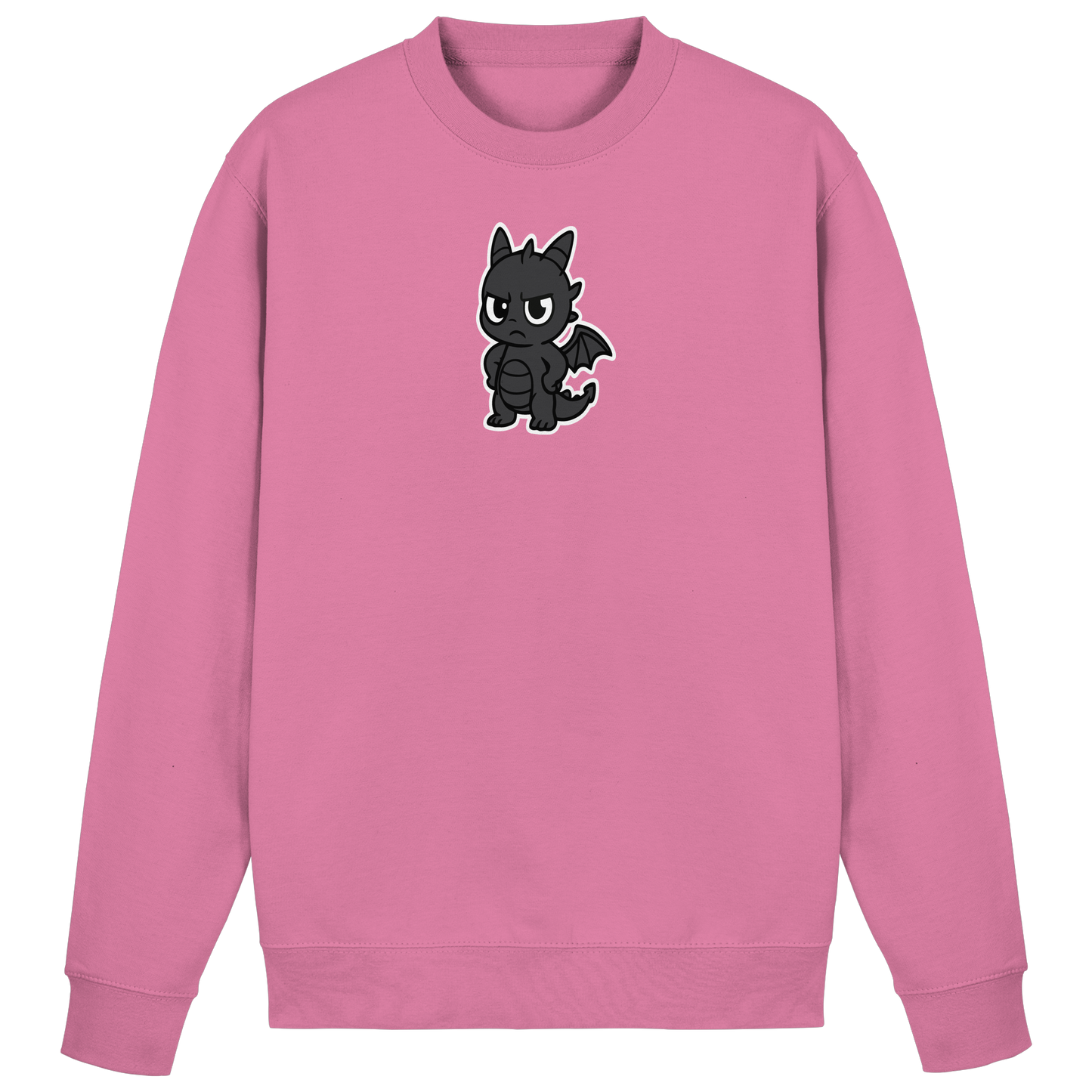 Babydrache mit schiefem Blick – Mini, aber meinungsstark - Basic Sweatshirt