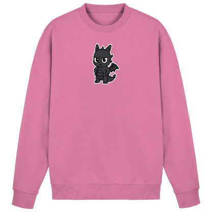 Babydrache mit schiefem Blick – Mini, aber meinungsstark - Basic Sweatshirt