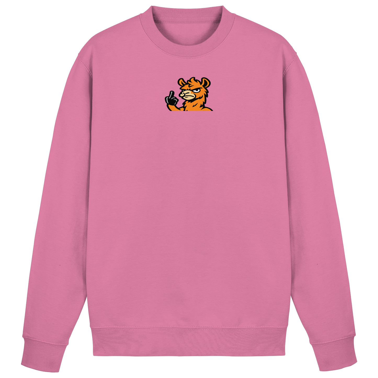 Lama mit Mittelfinger – Meditation auf Abwehrmodus - Basic Sweatshirt