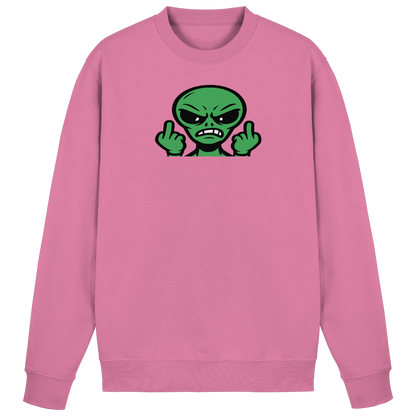 Alien mit Mittelfinger – Kontakt abgebrochen - Basic Sweatshirt