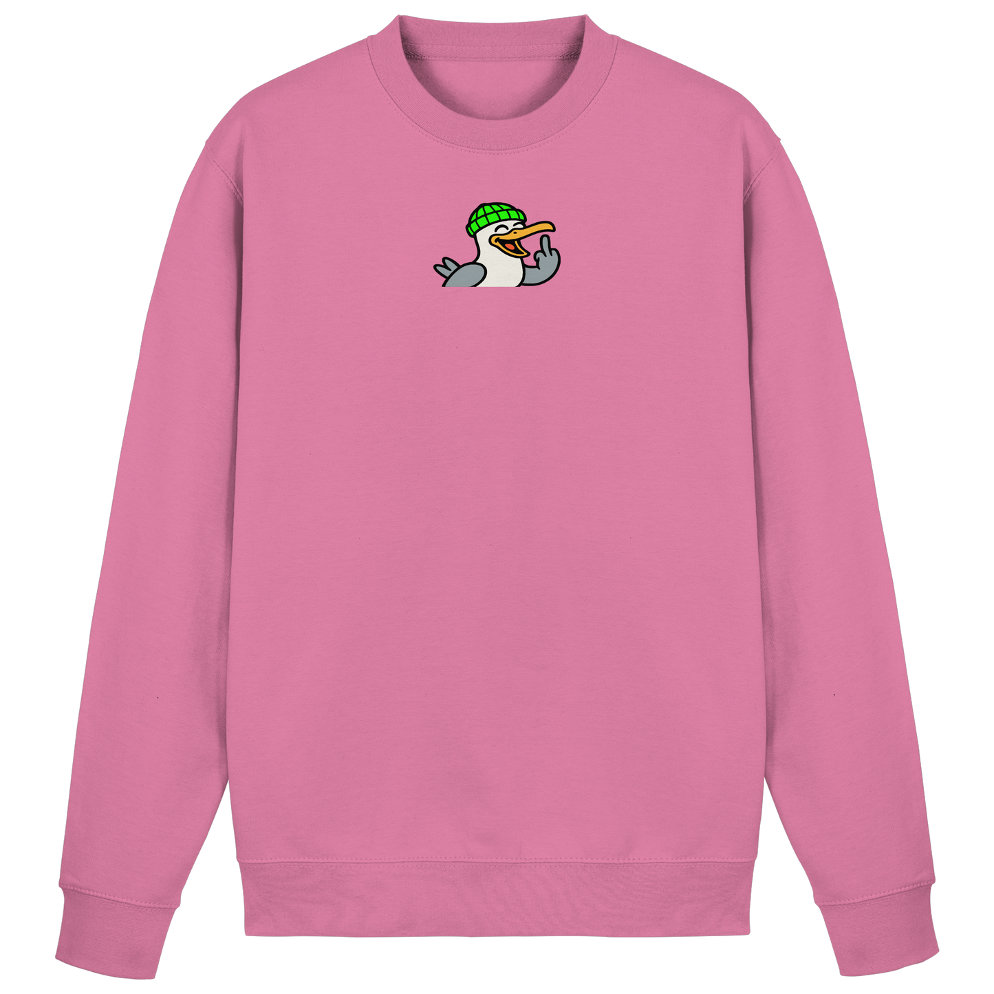Möwe mit Mittelfinger – Wenn Höflichkeit keine Option mehr ist - Basic Sweatshirt