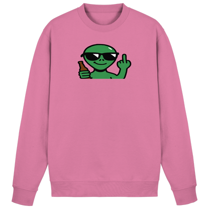 Alien mit Mittelfinger – Der Club gehört den Sternen - Basic Sweatshirt