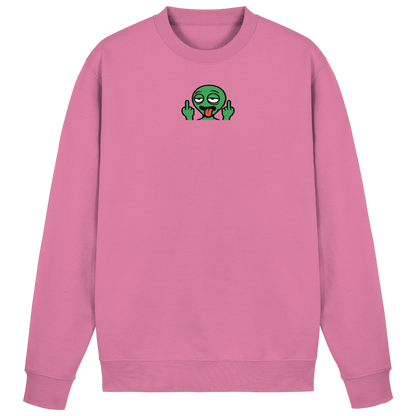 Alien mit Mittelfinger – Ich will nach Hause, aber erst flippe ich euch noch - Basic Sweatshirt