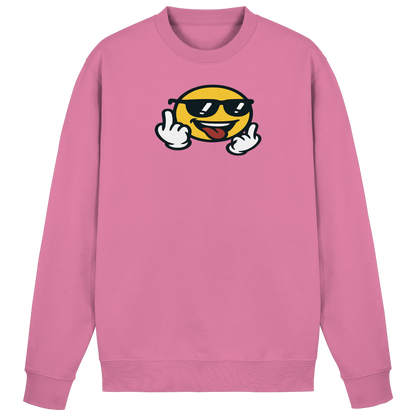 Smiley mit Mittelfinger – Der freundlichste Mittelfinger der Welt - Basic Sweatshirt