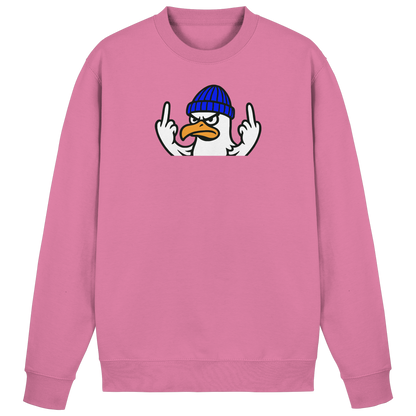 Möwe mit Mittelfinger – Vogel zeigen, Stil behalten  - Basic Sweatshirt