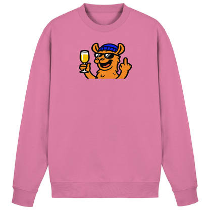 Lama mit Mittelfinger – Der ultimative Stoppschild für Laberer - Basic Sweatshirt