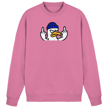 Möwe mit Mittelfinger – Kein Bock, keine Diskussionen - Basic Sweatshirt
