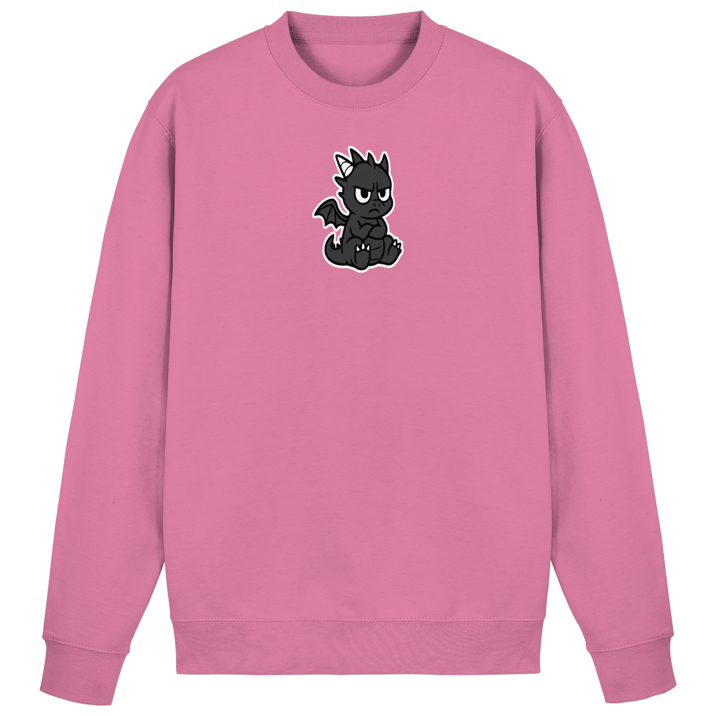 Babydrache mit Stirnrunzeln – Klein, flauschig, nicht begeistert - Basic Sweatshirt