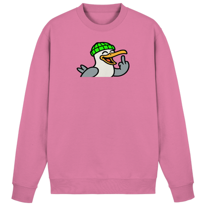 Möwe mit Mittelfinger – Wenn Höflichkeit keine Option mehr ist - Basic Sweatshirt