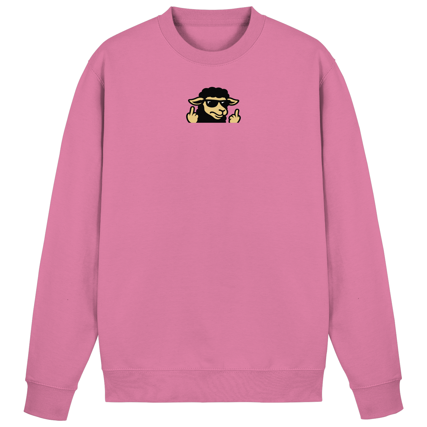 Schwarzes Schaf mit Mittelfinger – Schluss mit Nettigkeit - Basic Sweatshirt