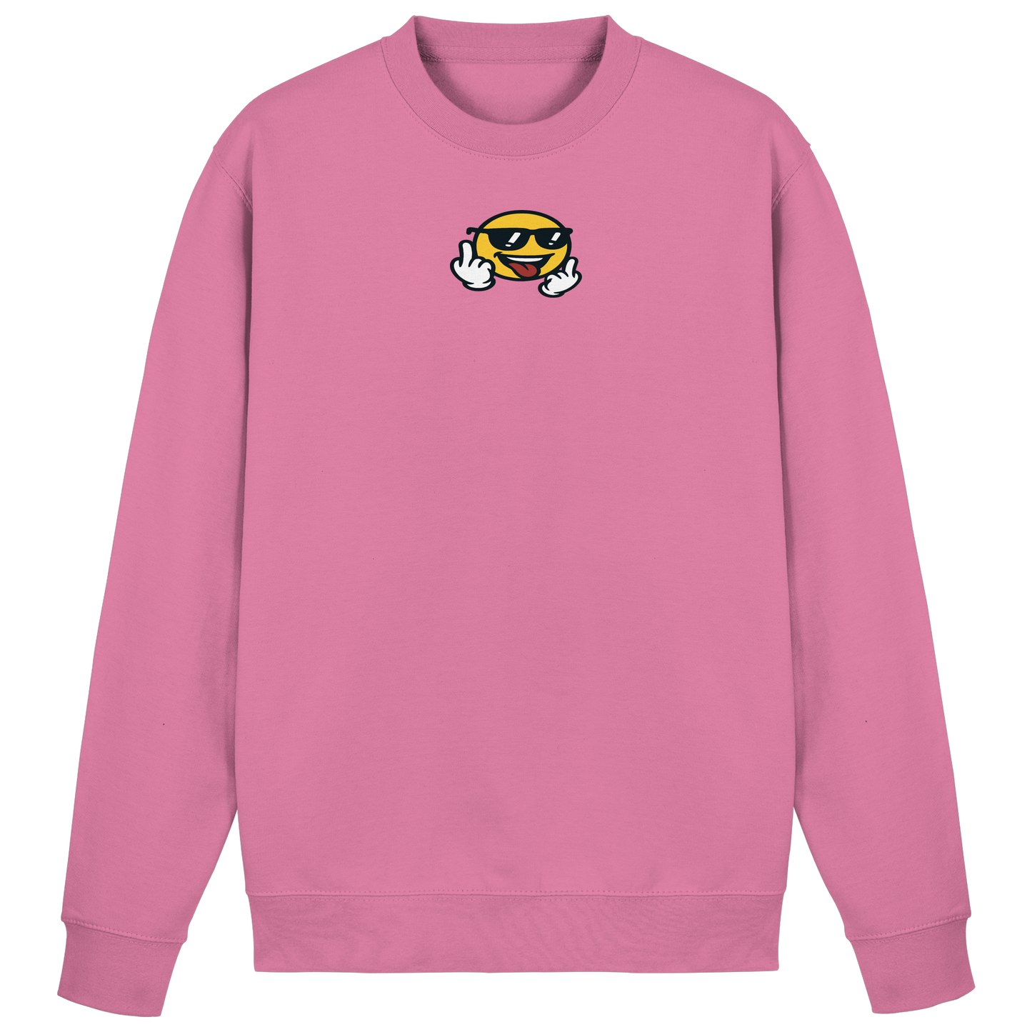Smiley mit Mittelfinger – Der freundlichste Mittelfinger der Welt - Basic Sweatshirt