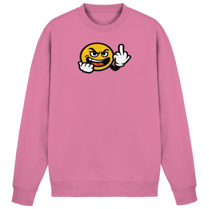 Smiley mit Mittelfinger – Gute Laune. Schlechte Laune. Klar geregelt. - Basic Sweatshirt