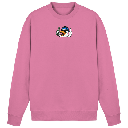 Möwe mit Mittelfinger – Der fliegende Cocktail der Verweigerung - Basic Sweatshirt
