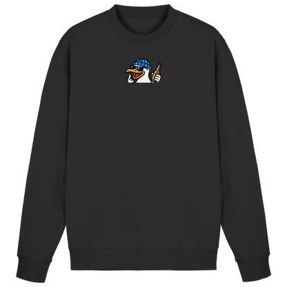 Möwe mit Mittelfinger – Dein nachtaktives Party-Orakel - Basic Sweatshirt
