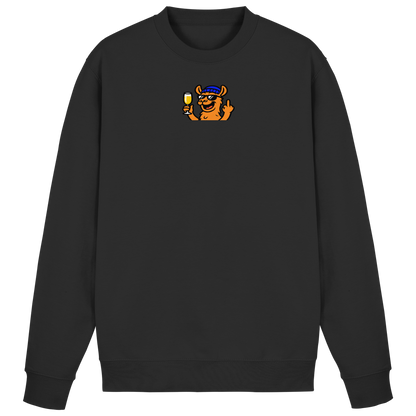 Lama mit Mittelfinger – Der ultimative Stoppschild für Laberer - Basic Sweatshirt