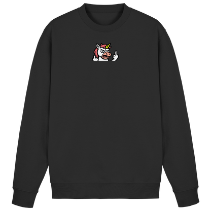 Einhorn mit Mittelfinger – Wenn die Zuckerwatte abgelaufen ist - Basic Sweatshirt