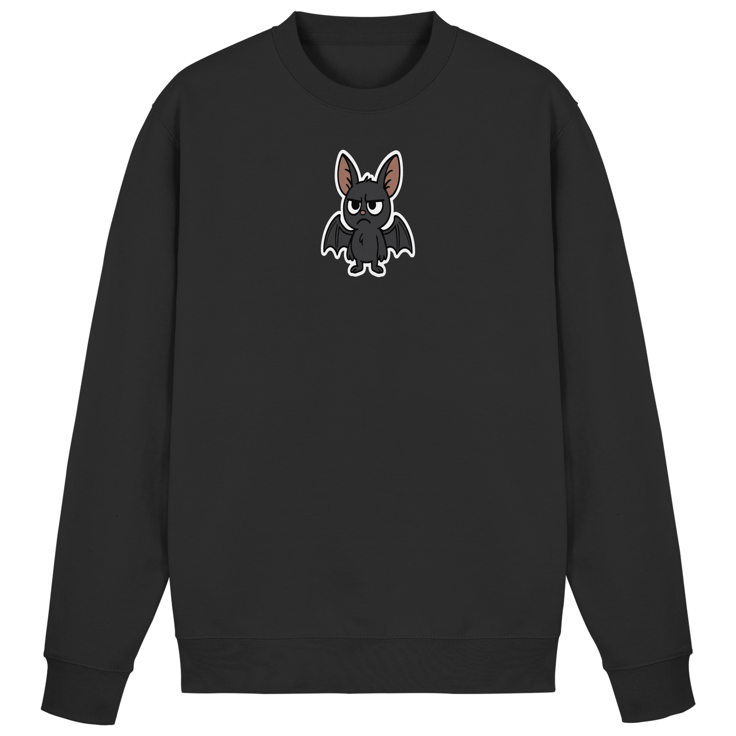 Fledermaus mit Augenrollen – Sozial, aber selektiv - Basic Sweatshirt