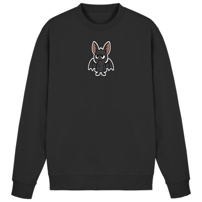 Fledermaus mit Augenrollen – Sozial, aber selektiv - Basic Sweatshirt