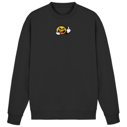 Smiley mit Mittelfinger – Gute Laune. Schlechte Laune. Klar geregelt - Basic Sweatshirt