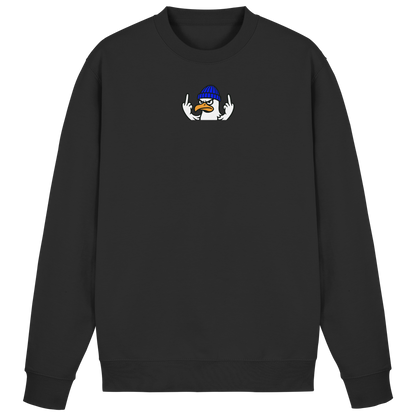 Möwe mit Mittelfinger – Vogel zeigen, Stil behalten - Basic Sweatshirt