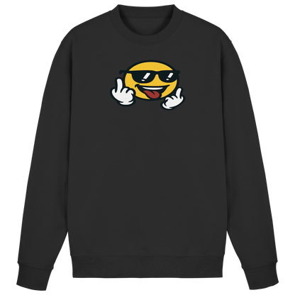 Smiley mit Mittelfinger – Der freundlichste Mittelfinger der Welt - Basic Sweatshirt