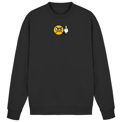 Smiley mit Mittelfinger – Dein stilles „Nope“ mit Gesicht - Basic Sweatshirt
