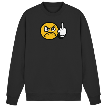 Smiley mit Mittelfinger – Dein stilles „Nope“ mit Gesicht - Basic Sweatshirt