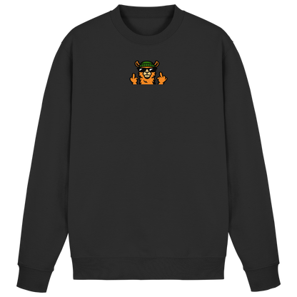 Lama mit Mittelfinger – Dein freches Statement gegen nervige Fragen und blöde Menschen - Basic Sweatshirt