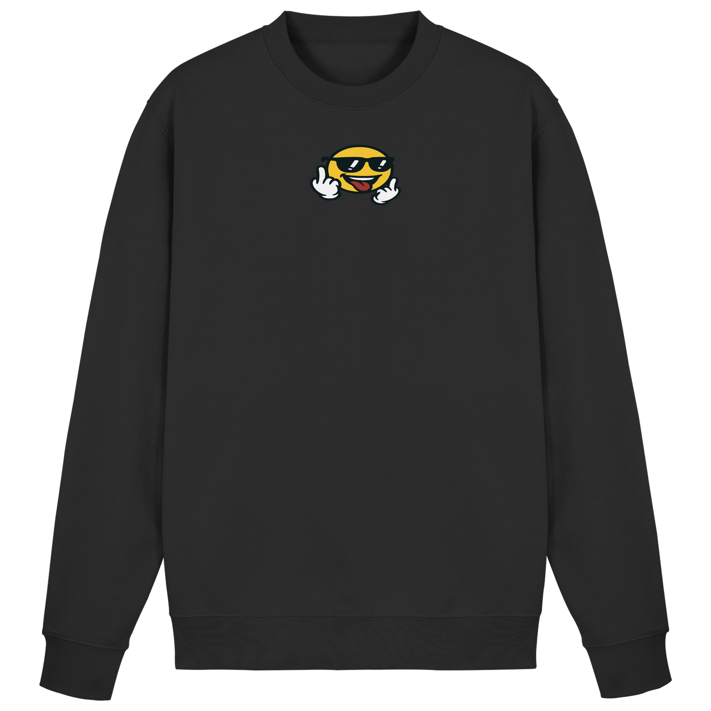 Smiley mit Mittelfinger – Der freundlichste Mittelfinger der Welt - Basic Sweatshirt