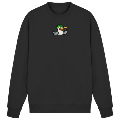 Möwe mit Mittelfinger – Wenn Höflichkeit keine Option mehr ist - Basic Sweatshirt