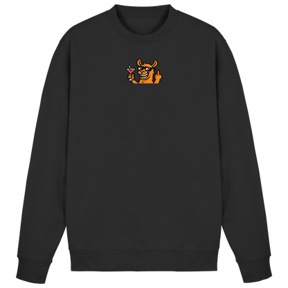 Lama mit Mittelfinger – Partymodus mit Attitüde - Basic Sweatshirt