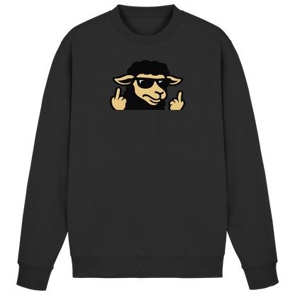 Schwarzes Schaf mit Mittelfinger – Schluss mit Nettigkeit - Basic Sweatshirt