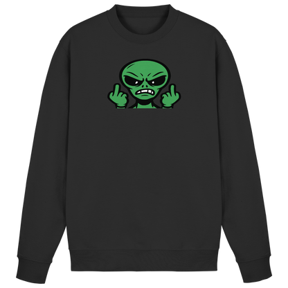 Alien mit Mittelfinger – Kontakt abgebrochen - Basic Sweatshirt