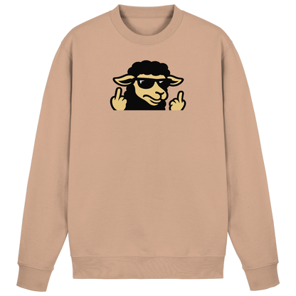 Schwarzes Schaf mit Mittelfinger – Schluss mit Nettigkeit - Basic Sweatshirt