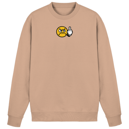 Smiley mit Mittelfinger – Dein stilles „Nope“ mit Gesicht - Basic Sweatshirt